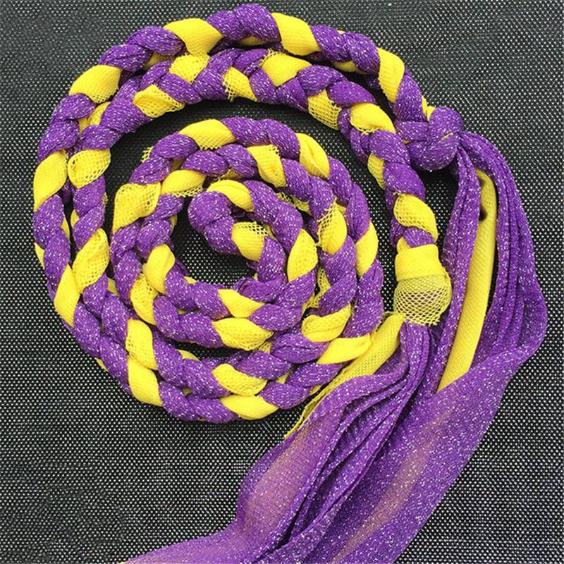 Purple + yellow (silver veil)